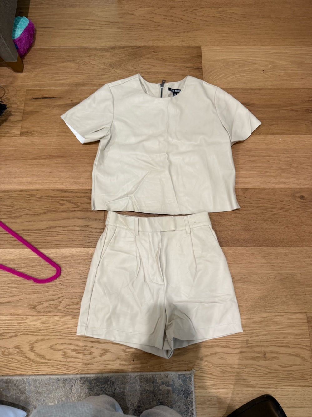 Steve Madden Bone Leather Two-Piece Set